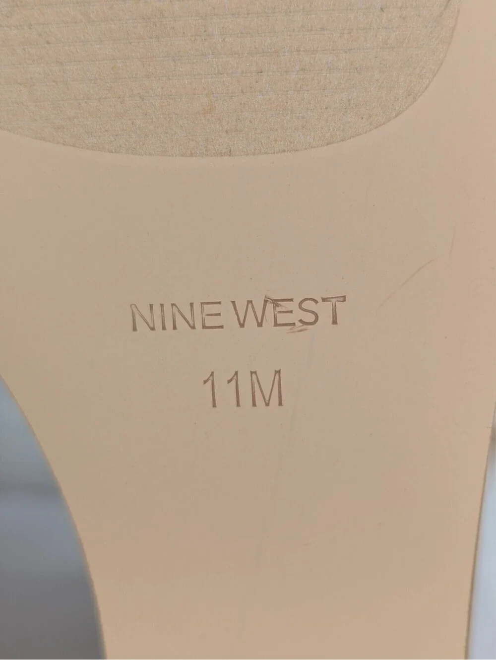Nine West - CourtS2 - Light Natural Wedge Dress Sandal - Size: 11M